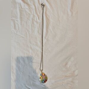 Floral Pendant Necklace